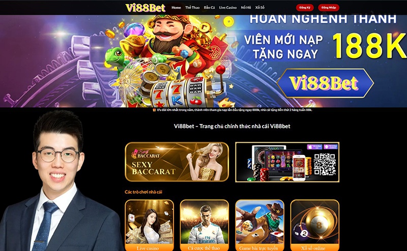 Kevin Hung Ceo người sáng lập nhà cái Vi88bet